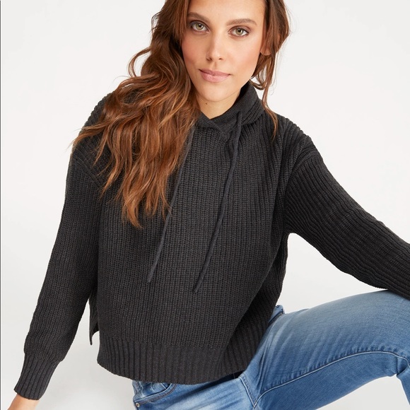 Crop Sweater Hoodie - Picture 2 of 2